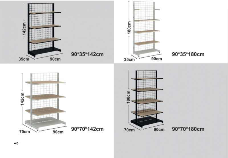 Slim puidust riiulid