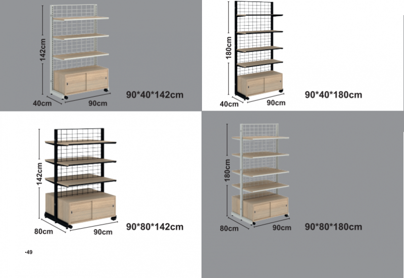 Puidust riiulid + kabinet